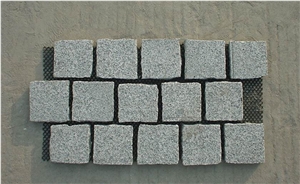 G603 Granite Light Grey Cube Stone