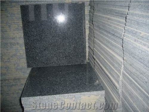 G654 Granite Slabs & Tiles, China Black Granite