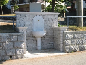 Avenza Limestone Fountain