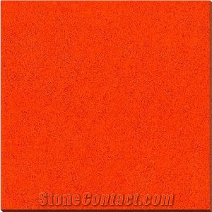 Artificial Red Quartz Stone