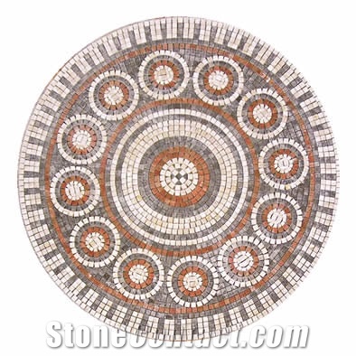 Natural Stone Mosaic Medallion Collection