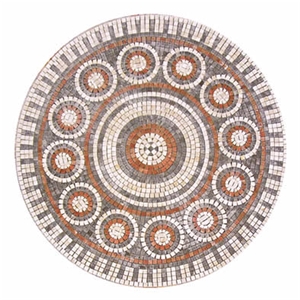 Natural Stone Mosaic Medallion Collection