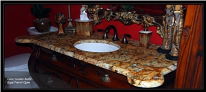 Golden Rustic Granite Vanity Top