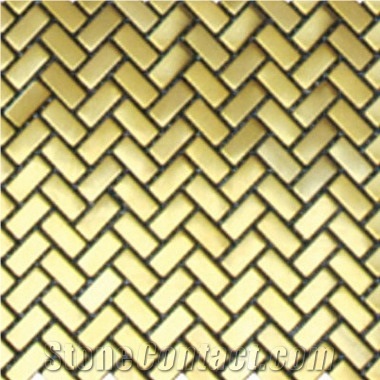 Gold Metal Mosaic