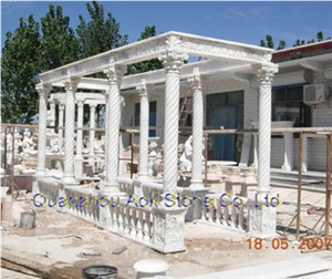 Gazebo, Marble Gloriette Sculpture