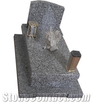 Grey Granite Monument & Tombstone