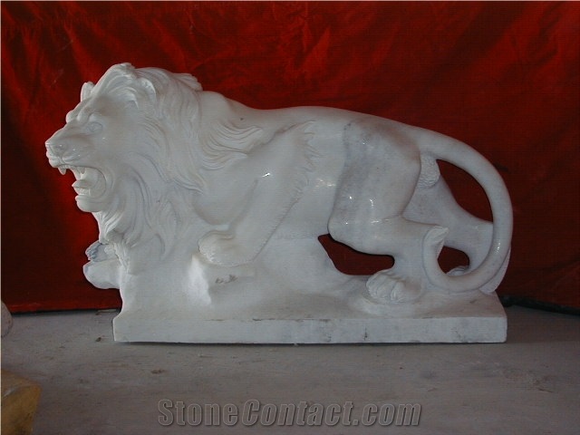 White Marble Animal Sculpture Xp-S-60