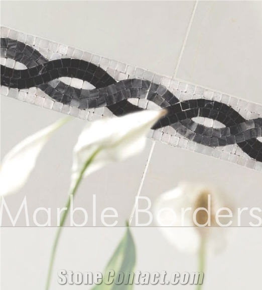Marble Borders Onda White