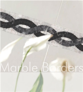 Marble Borders Onda White