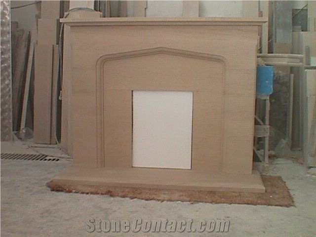 Beige Limestone Fireplaces From Portugal 51802 Stonecontact Com