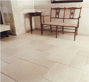 Pietra Trani Marble Floor Tile, Beige Marble Italy Flooring Tiles