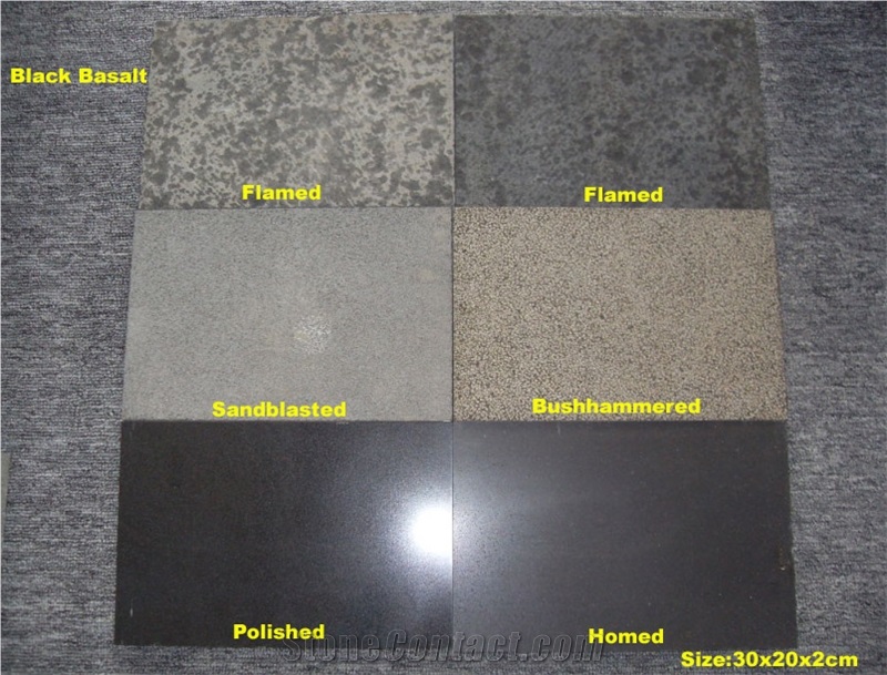 Black Basalt Slabs & Tiles