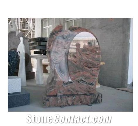 China Multicolor Red Granite Monument Memorials