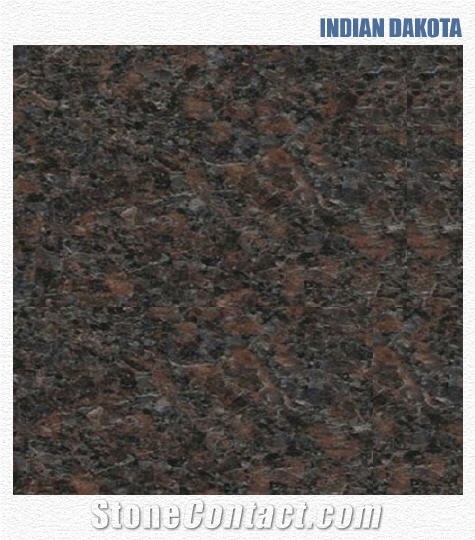 Indian Dakota Granite Slabs & Tiles, India Brown Granite