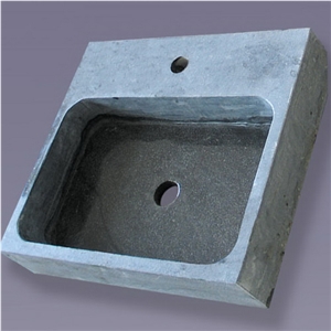 China Blue Limestone Vessel Sink