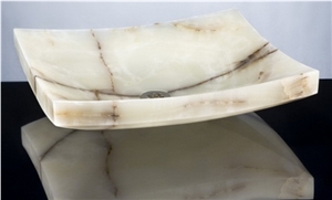 Turkey White Onyx Sink