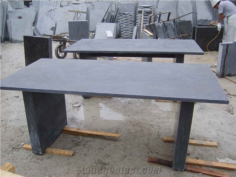 Blue Limestone Table