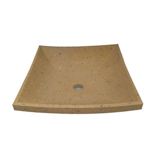 Gold Limestone Sink 1