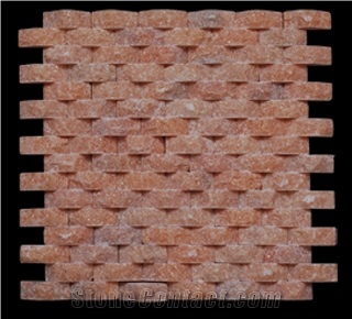Pink Quartzite Mosaic