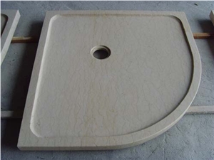 Silvia Beige Marble Shower Tray