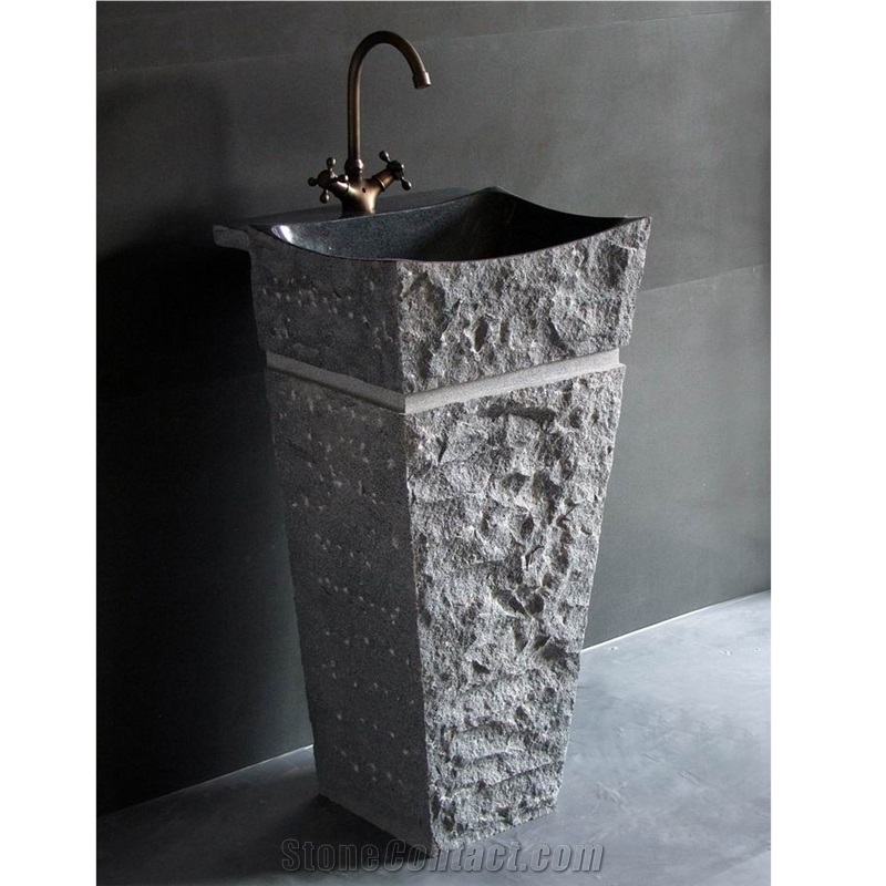 Granite Pedestal Sink, Basin