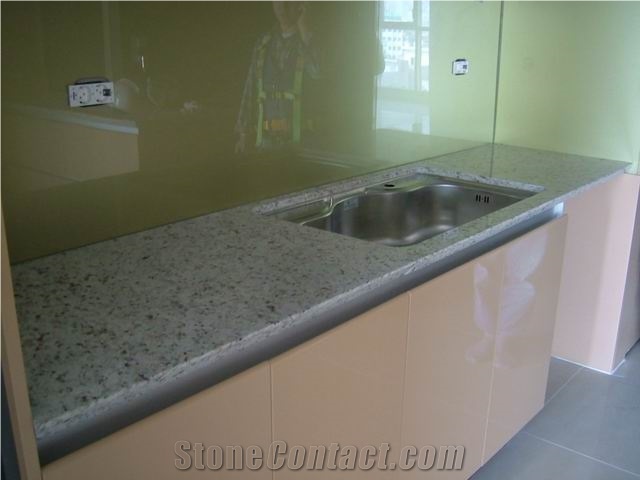 Branco Marfim Granite Kitchen Countertop