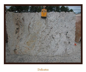Delicatus Granite Slabs, Brazil Yellow Granite