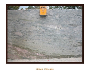 Verde Cascada Granite Slabs, Brazil Green Granite