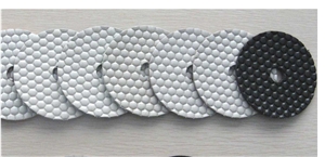 White Hexagon Dry Polishing Pad