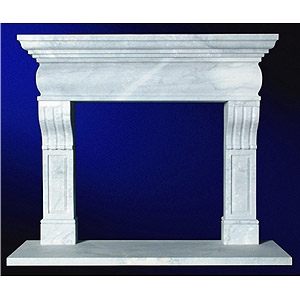 China Absolute White Marble Fireplaces
