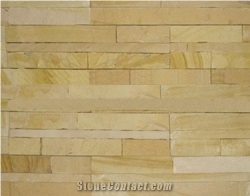 Wooden Sandstone Wall Panel
