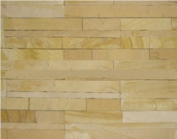 Wooden Sandstone Wall Panel