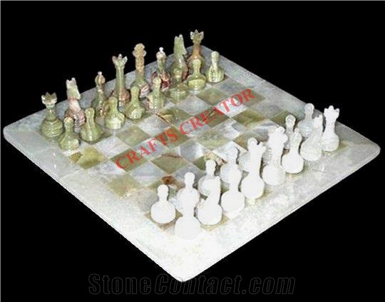 Marble, Onyx Chess Set, Handcrafts