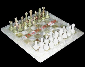 Marble, Onyx Chess Set, Handcrafts