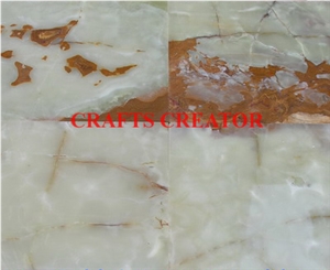 White Onyx Honey Onyx Tiles Slabs and Blocks