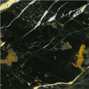 Black Gold Marble Slabs & Tiles, Pakistan Black Marble