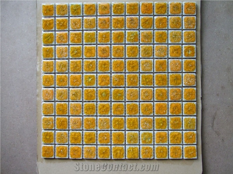 Yellow Ceramic Mosaic