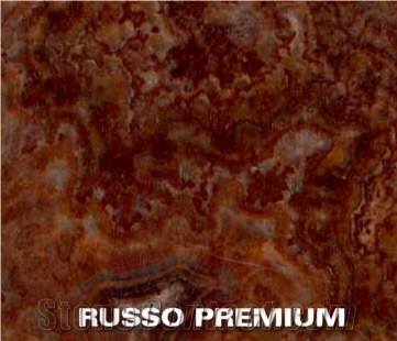 Rosso Premium Onyx Slabs & Tiles