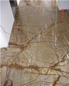 Rain Forest Brown Marble Floor