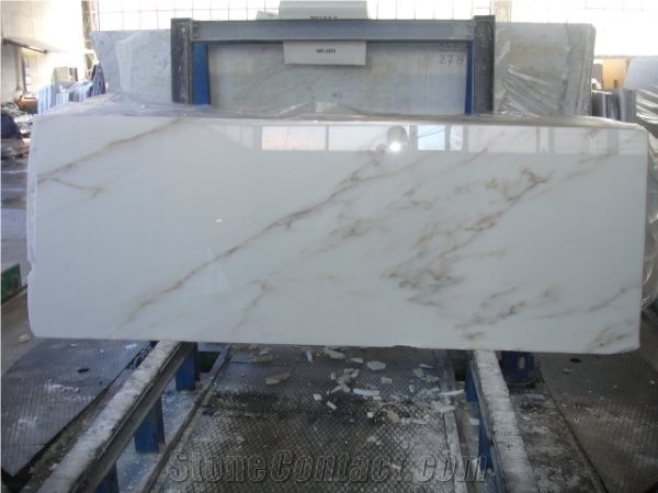 Colorado Gold Marble Slab, Italy White Marble