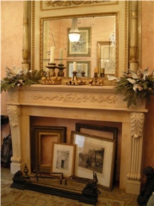 Giallo Reale Marble Fireplaces