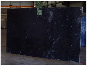 Florido Marquina Marble Slabs, Spain Black Marble