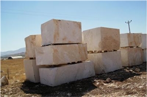 Turkey Beige Marble Blocks