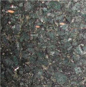 Peacock Green Granite Slabs & Tiles, China Green Granite