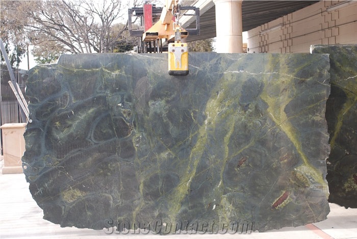 Green Peace Granite Slab, Brazil Green Granite