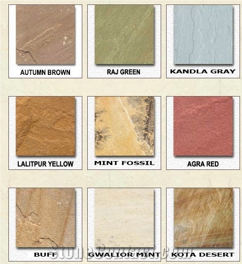 Indian Sandstone Slabs & Tiles