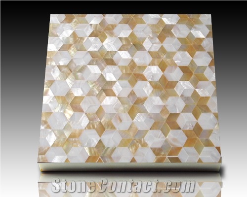 Shell Hexagon Mosaic Tile