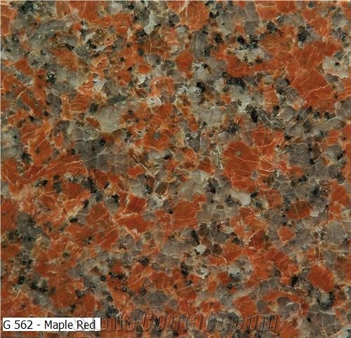 G562 Granite - Maple Red Granite Slabs & Tiles