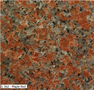 G562 Granite - Maple Red Granite Slabs & Tiles