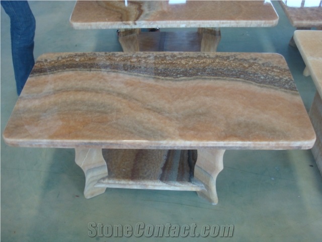Brown Onyx Tables